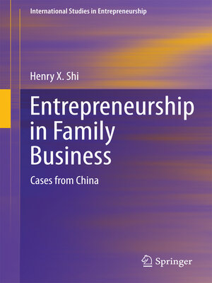 cover image of Entrepreneurship in Family Business
